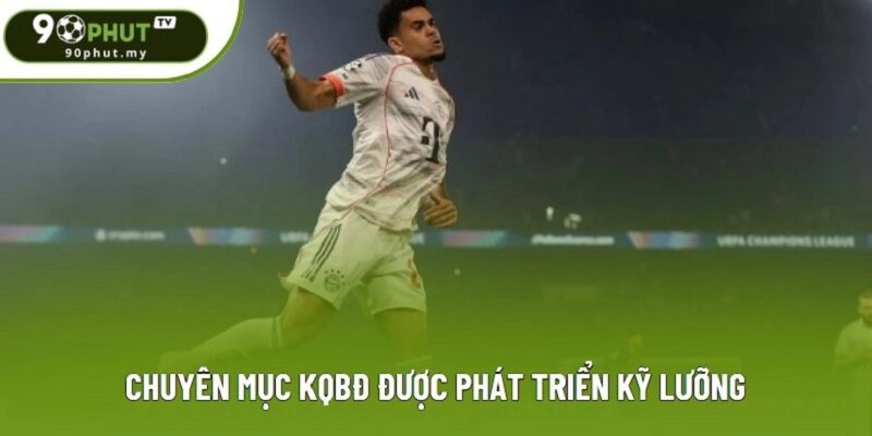 Chuyên mục KQBĐ được phát triển kỹ lưỡng Chuyên mục KQBĐ được phát triển kỹ lưỡng